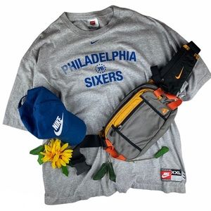 VTG Nike Team Philadelphia 76ers XXL 1977 T-Shirt